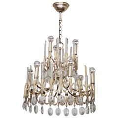 Chandelier by Gaetano Sciolari from 1960s 3
