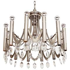Large Chandelier Attributed to Gaetano Sciolari from 1960s 5