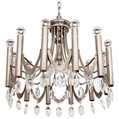 Large Chandelier Attributed to Gaetano Sciolari from 1960s