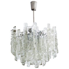 Kalmar Ice Glass Chandelier