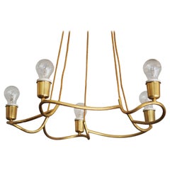 Austrian Large Mid-Century Chandelier by Kalmar