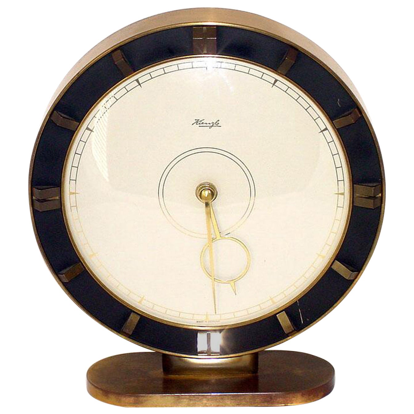 Big Kienzle Art Deco Table Clock, 1930s