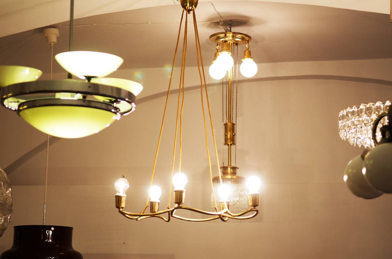 Austrian Large Mid-Century Chandelier by Kalmar 2