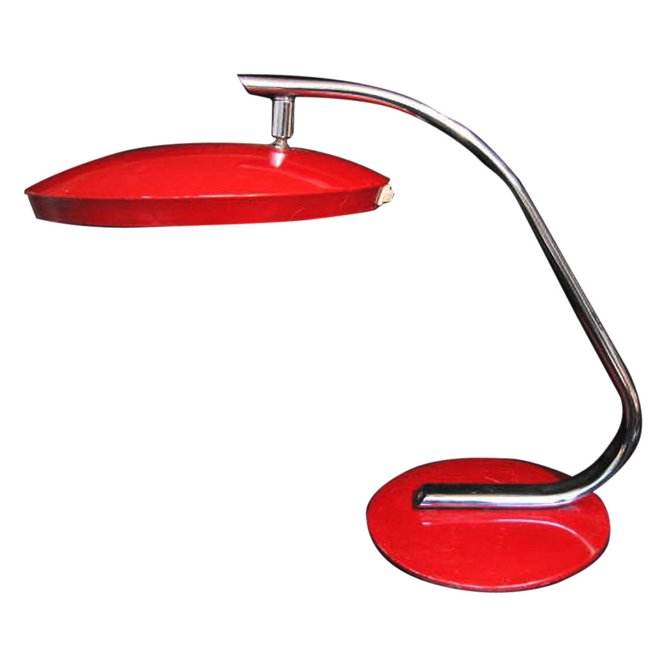 Fase Chrom Plated Desk Lamp For Sale