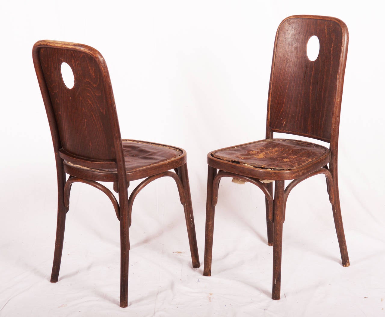 Austrian Pair of Kohn Dining Chairs