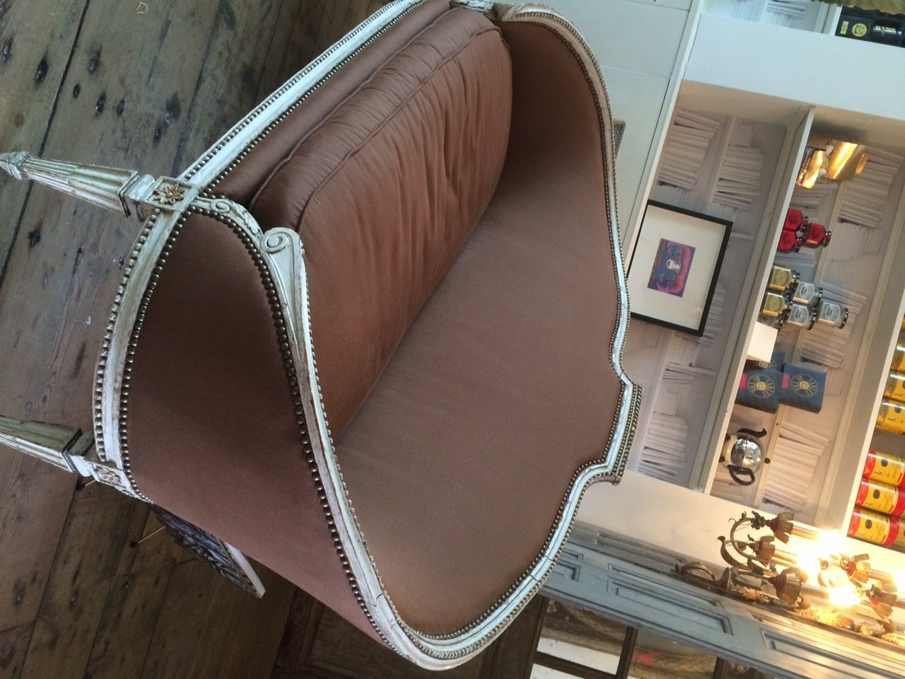 French Louis XVI Canape Corbielle