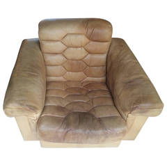 De Sede Cognac Leather Adjustable Pullmann Chair