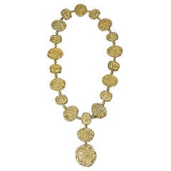 Cartier Gilt Silver Vermeil Necklace-Belt