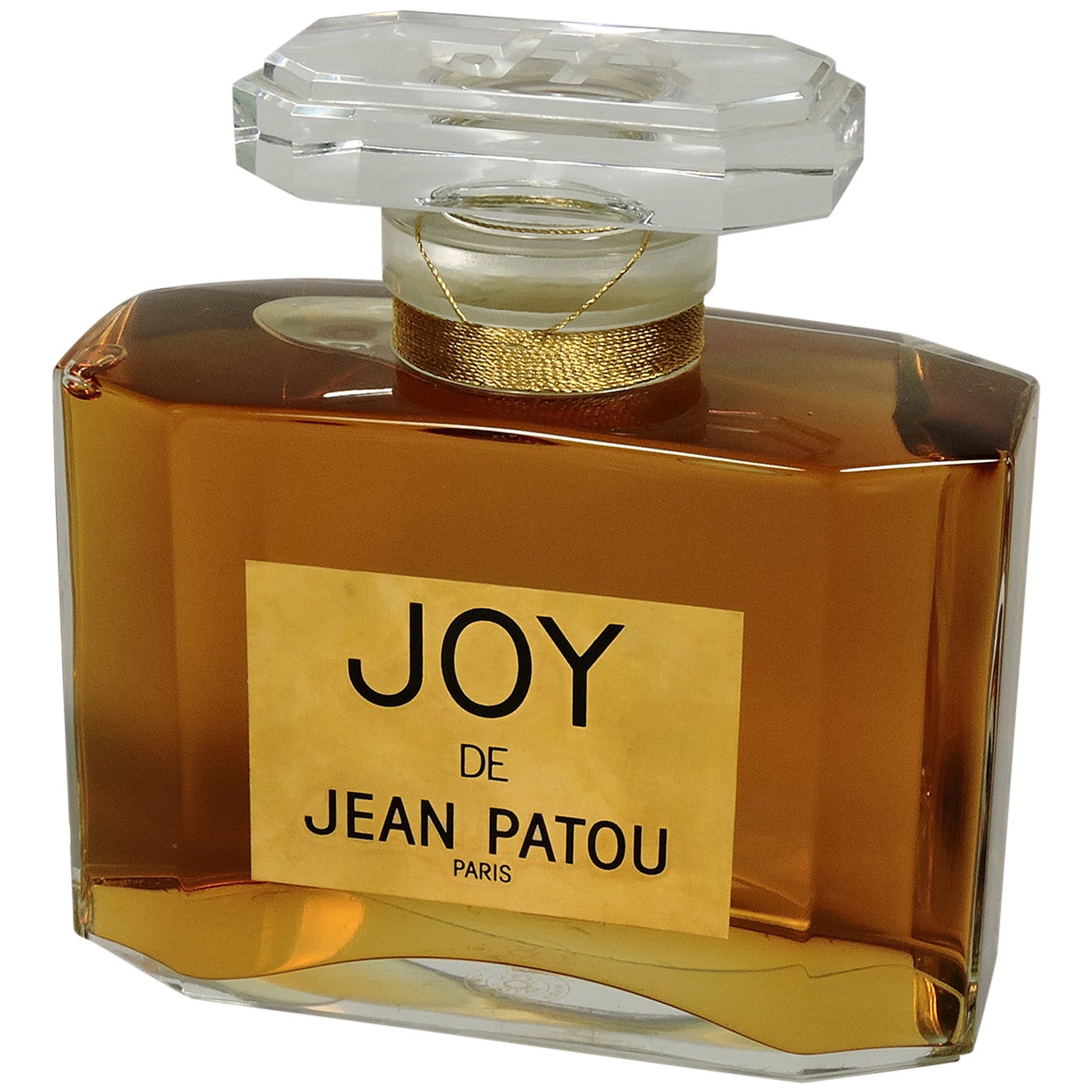 Large Joy de Jean Patou Retail Display Perfume Bottle Real Glass