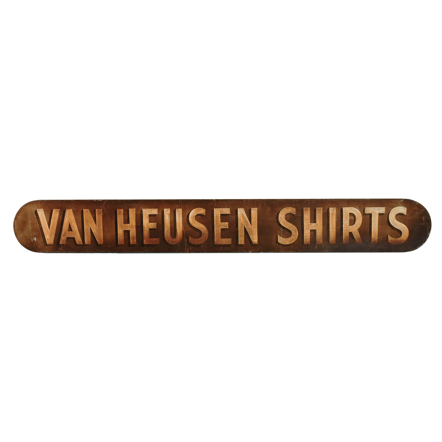 Vintage Van Heusen Shirts Advertising Sign For Sale