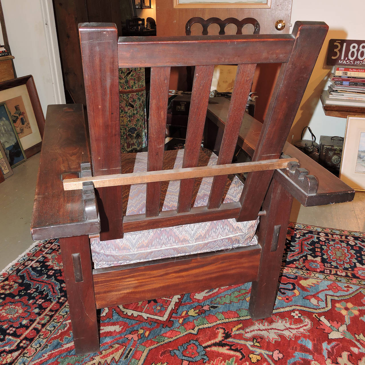 American Arts & Crafts Period Reclining Morris Chair