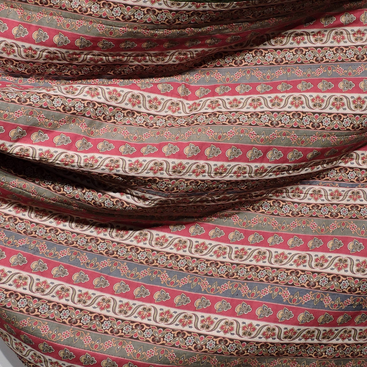 Tribal 19th Century Uzbek Silk Ikat Textile Panel