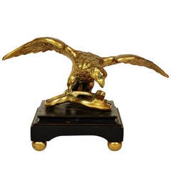 Gilt Bronze Figure of an Eagle Desk Accessory 4