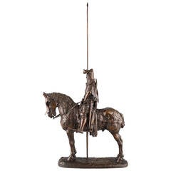 Frémiet "Duke of Orleans" French Bronze Equestrian Sculpture