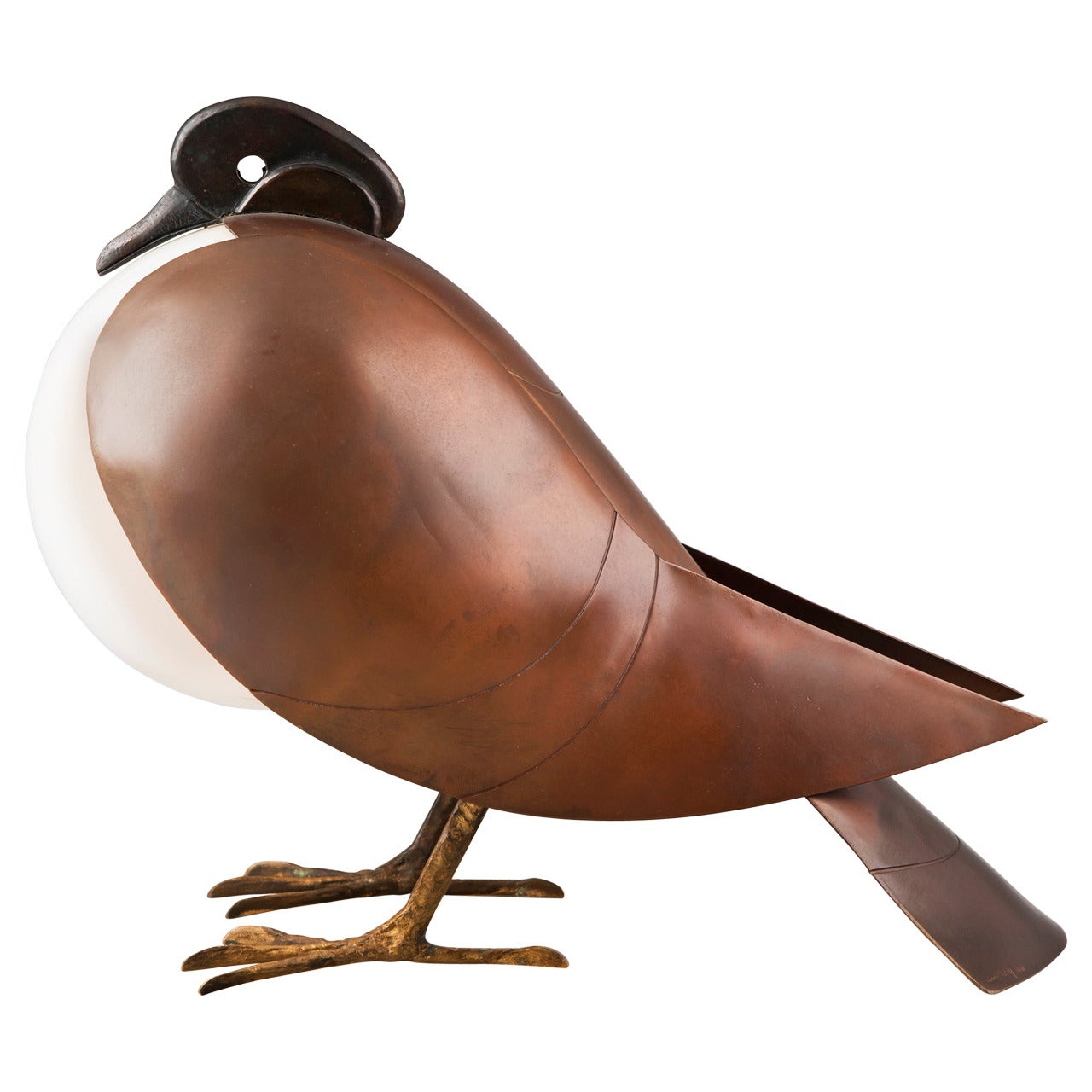 Lalanne "Pigeon" Table Lamp, French 1991 For Sale