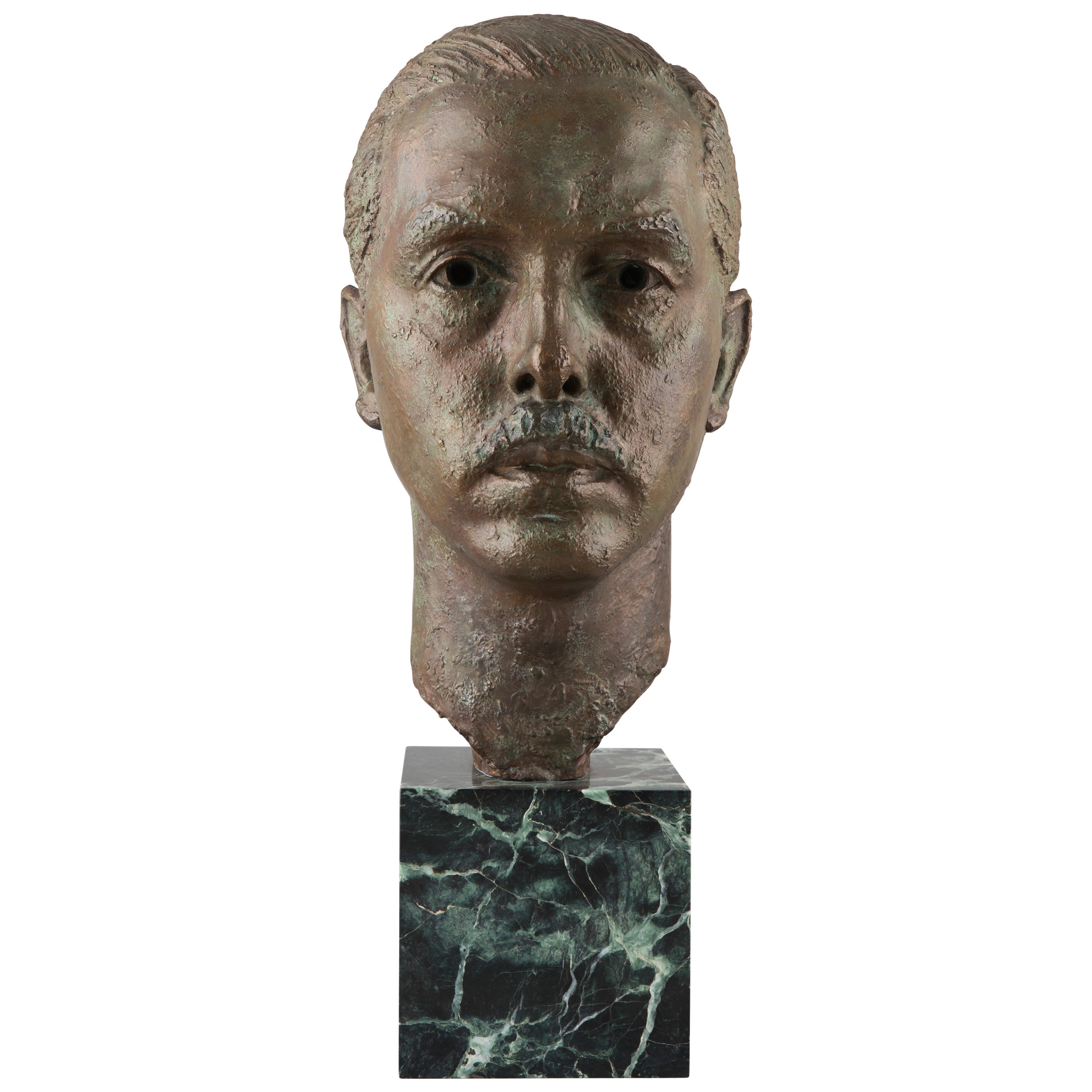 Breker French Figural Bronze Sculpture, "Portrait of Hans Gerling" For Sale