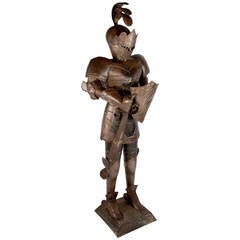 Antique Delightful Life-Size Knight in Armour