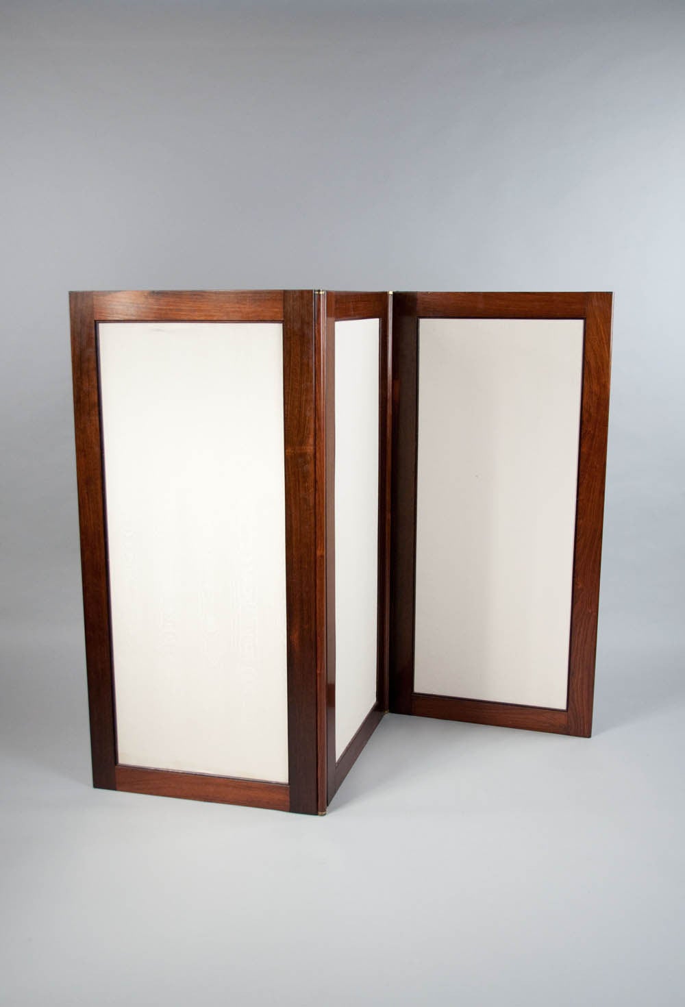 Early Victorian Rosewood Folding Screen
