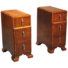Pair of Art Deco Bedside Chests