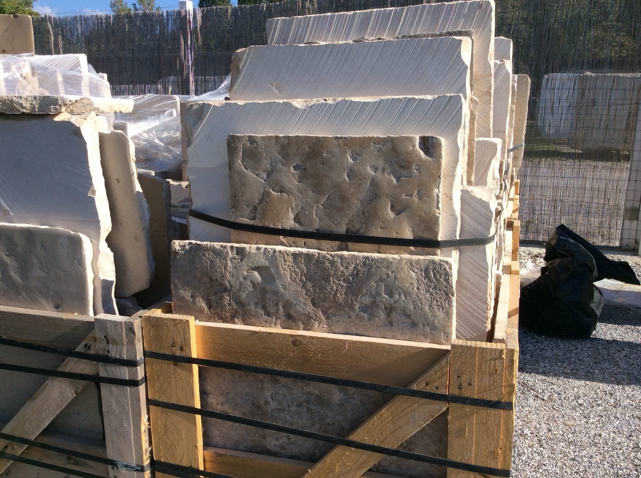 We have available the best Stock of 1615sft( 150 m2 ) of Authentic Reclaimed French Stone Flooring, famous 