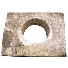Antique Recycled French Limestone Well, 18th Century