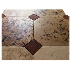 Used French Cabochon, Stone and Terracotta Flooring, 19th Century