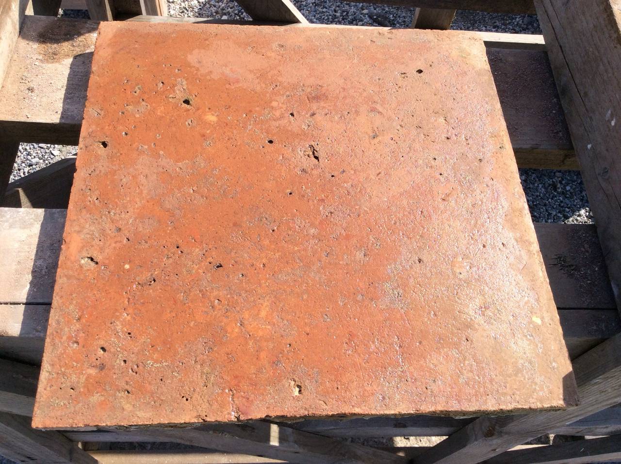 Antique Reclaimed French Terracotta floors  Tiles age 1895 1