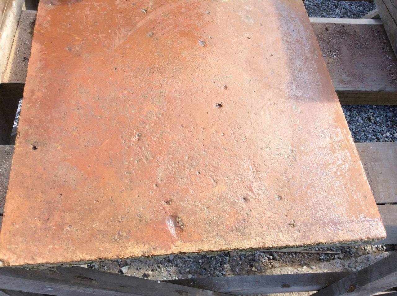 Antique Reclaimed French Terracotta floors  Tiles age 1895 2
