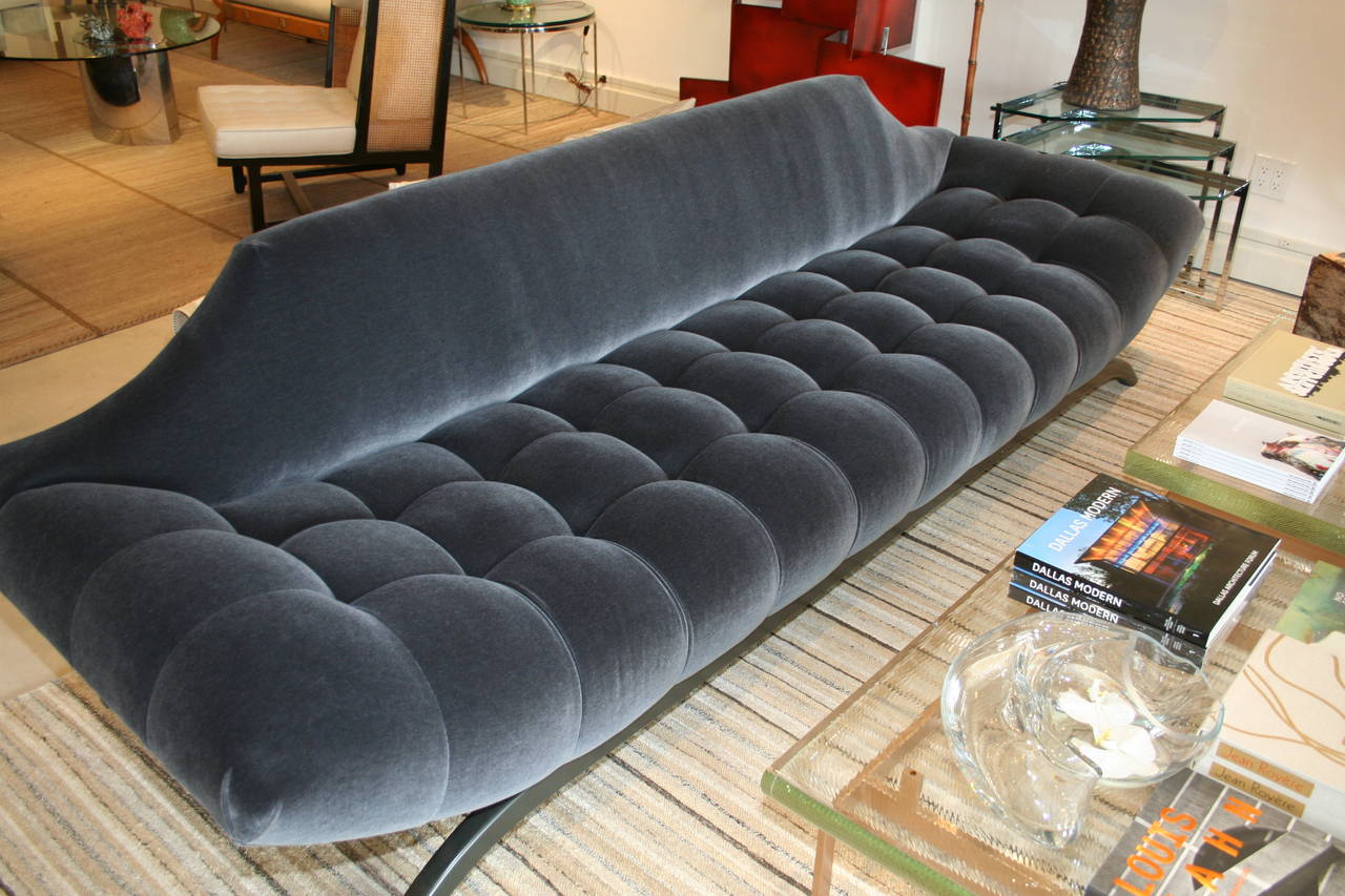 Mid-Century Modern Emily Summers Studio Line Gondola Sofa, Custom Order, COM For Sale