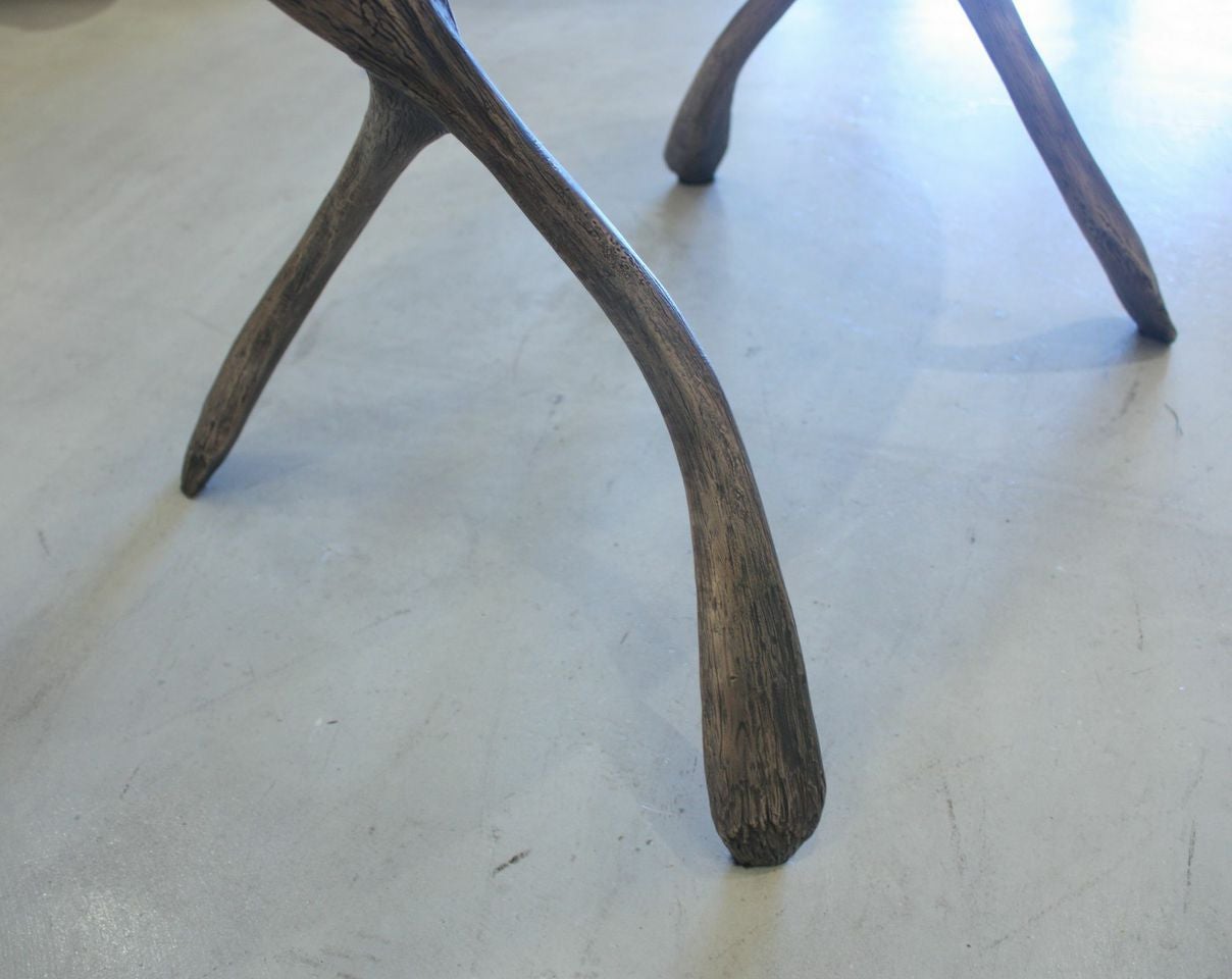 Emily Summers Studio Line Wishbone Occasional Table In Excellent Condition For Sale In Dallas, TX
