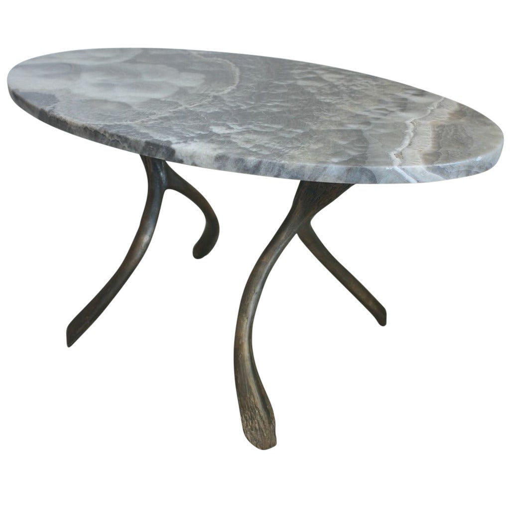 Emily Summers Studio Line Wishbone Occasional Table For Sale