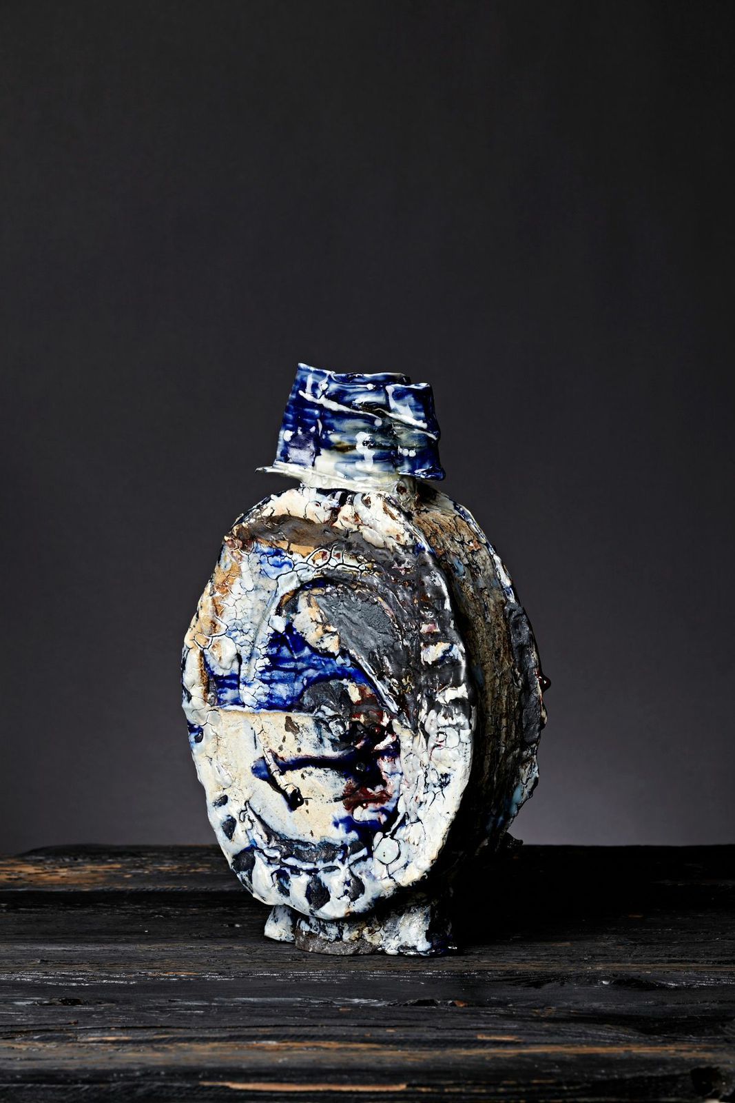 British Gareth Mason Ceramic Jar 