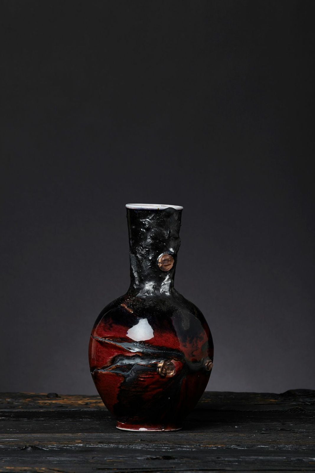 Contemporary Gareth Mason Ceramic Jar 