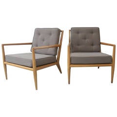 Vintage Pair of Robsjohn-Gibbings for Widdicomb Lounge Chairs 4
