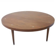 Vintage Walnut Coffee Table by American of Martinsville