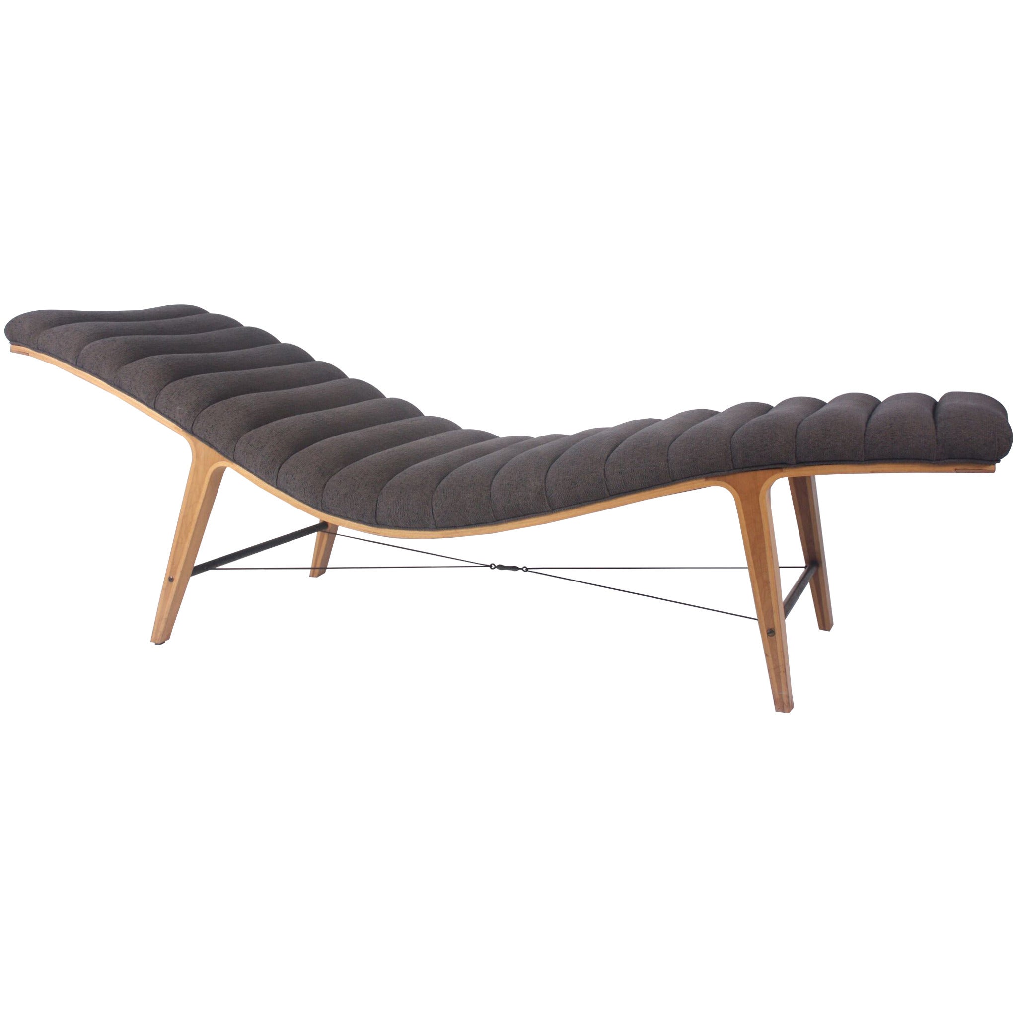 Edward Wormley for Dunbar "Listen to Me" Chaise, circa 1949 For Sale