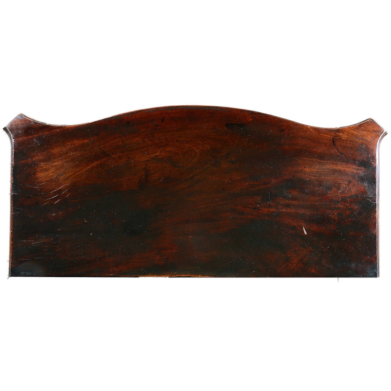 George III Carved Mahogany Serpentine Chest of Drawers, England circa 1765