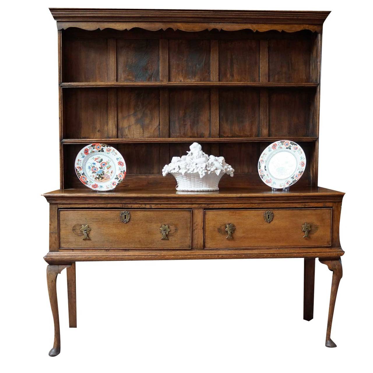 18th Century Welsh Oak Dresser In Excellent Condition For Sale In Carmel, CA