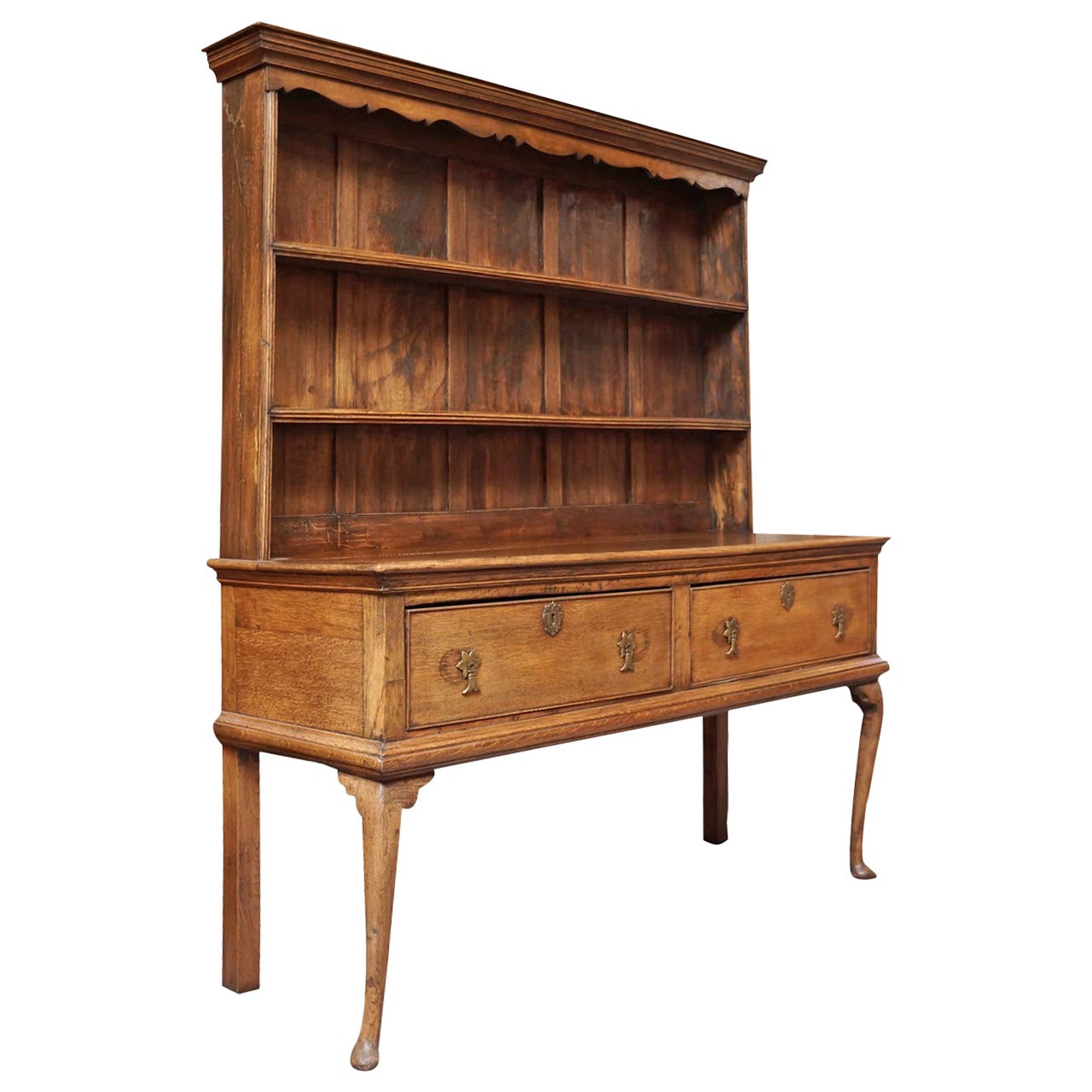 18th Century Welsh Oak Dresser For Sale