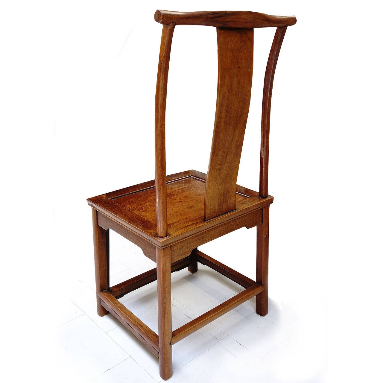 Hand-Carved 19th Century Chinese Rosewood Chairs in the Ming Style