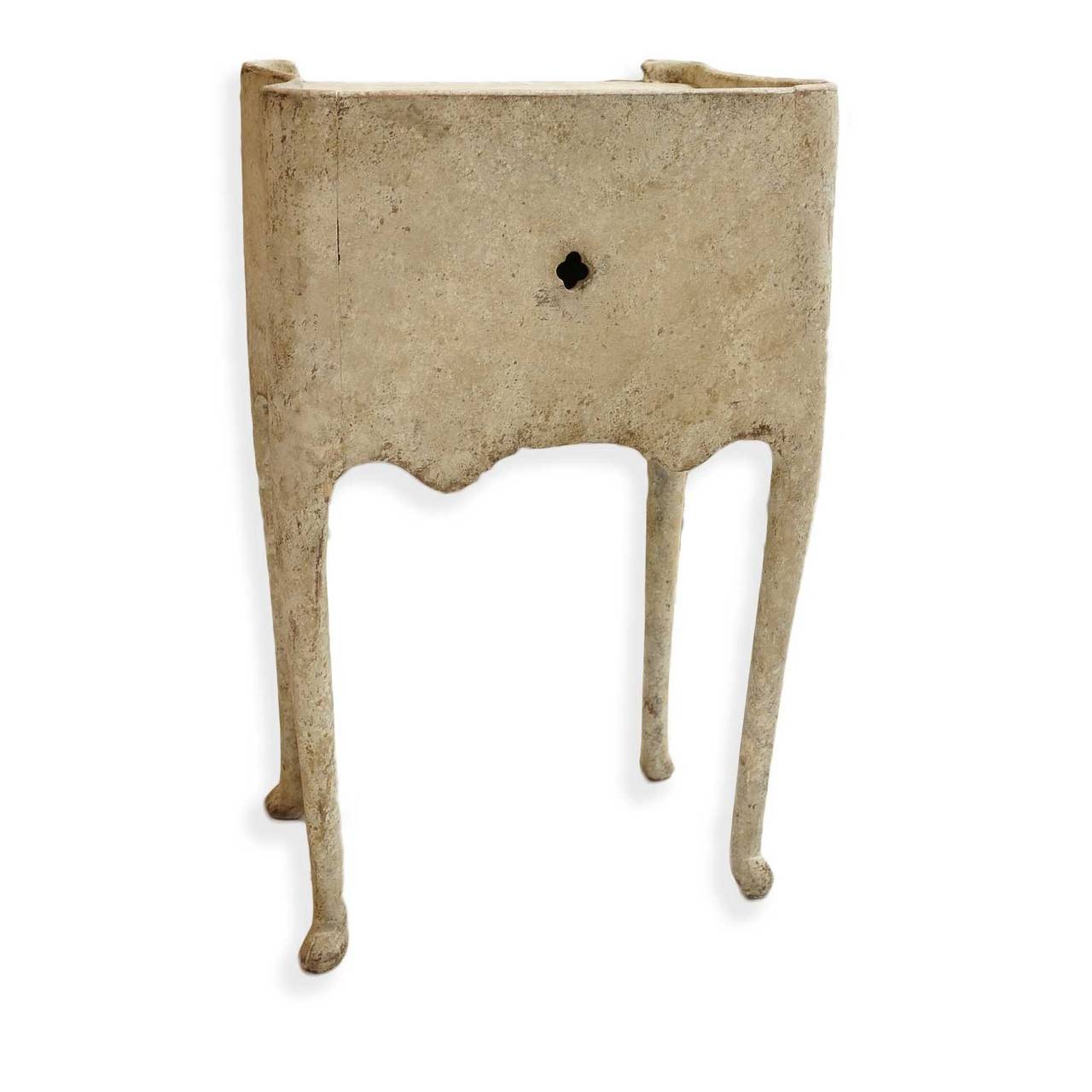 Gustavian Early 19th Century Swedish Painted Side Table Cabinet For Sale