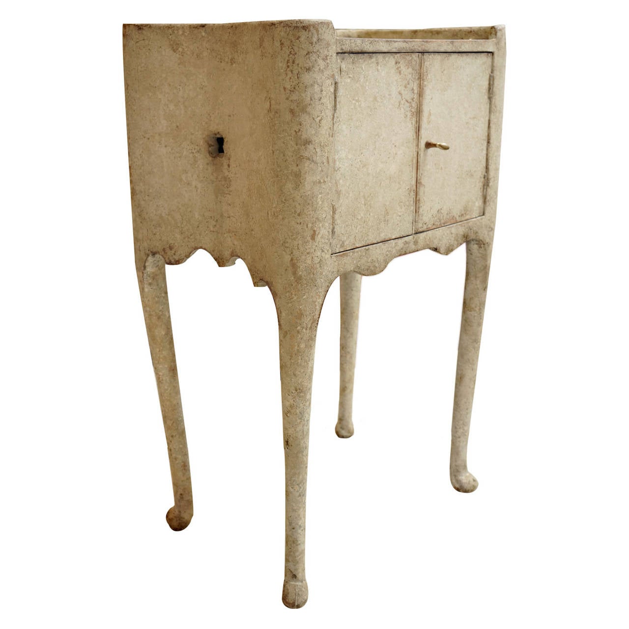 Early 19th Century Swedish Painted Side Table Cabinet