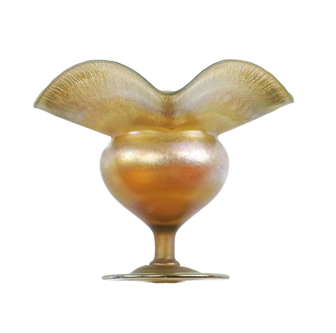 Art Nouveau L.C. Tiffany Gold Favrile Vase