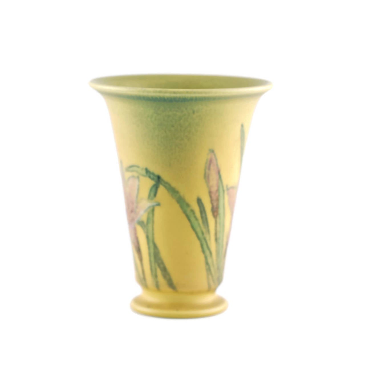 Kataro Shirayamadani Signed Rookwood Pottery Vase With Floral