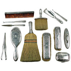Edwardian Tiffany & Co. Sterling Silver 13-Piece Vanity Set 5