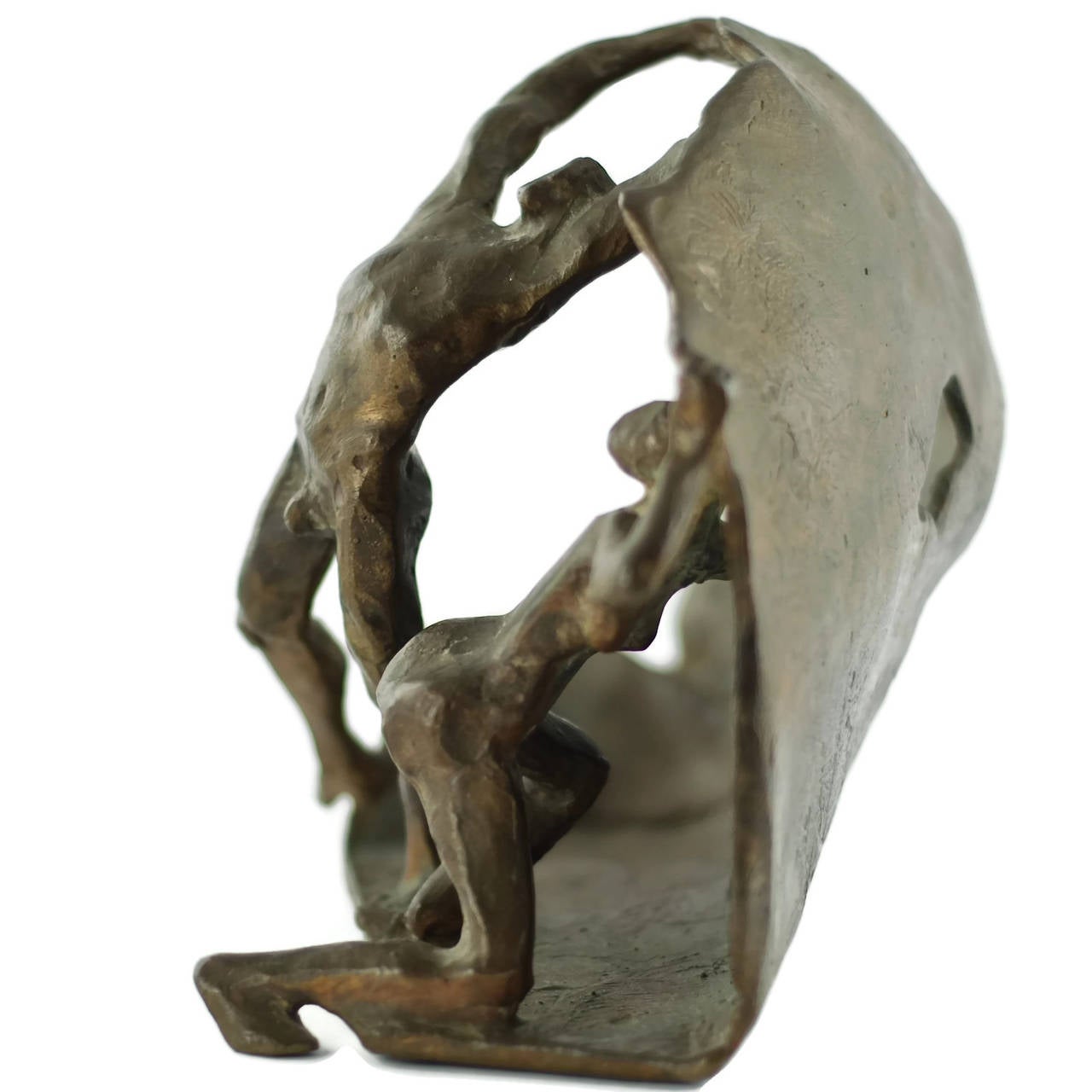 Expressionist 20th Century Thomas Marsh Bronze Sculpture 