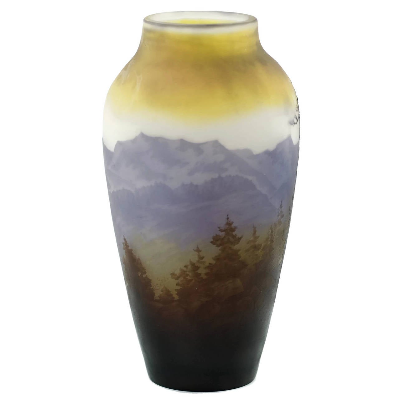 galle glass vase