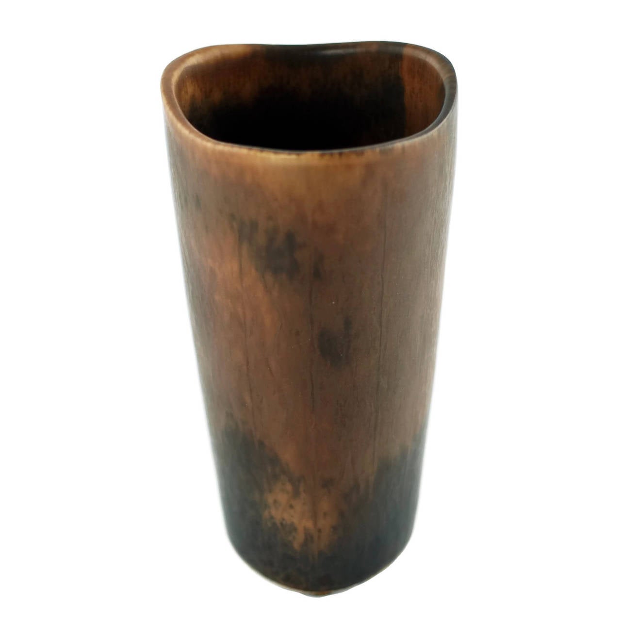 Gunnar Nylund for Rörstrand Studio Mid-Century Modern Stoneware Vase In Good Condition In Cincinnati, OH