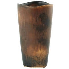 Gunnar Nylund for Rörstrand Studio Mid-Century Modern Stoneware Vase 11