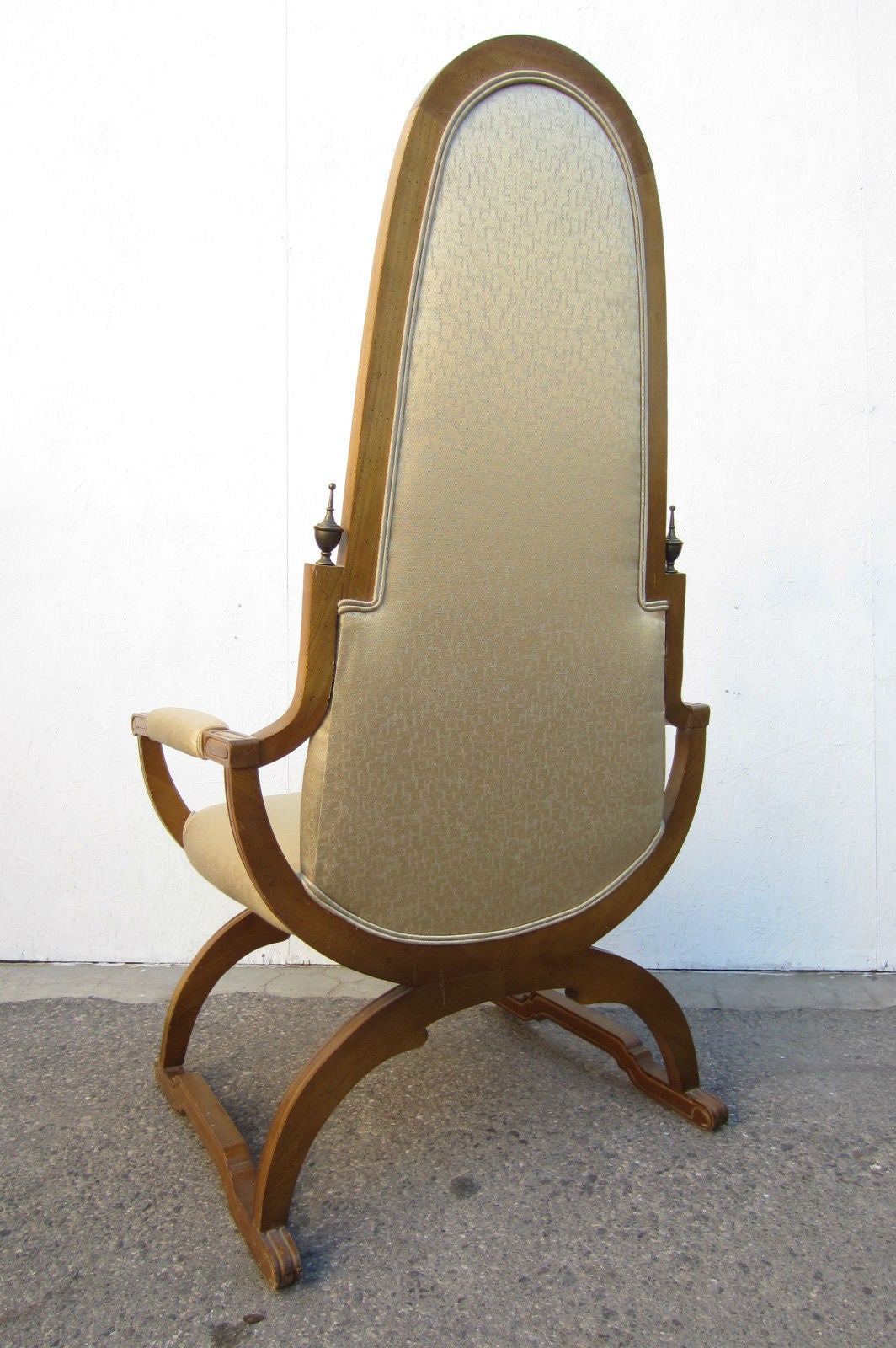 Hollywood Regency Original 1960s Phyllis Morris Designed Ingenue Throne Chair